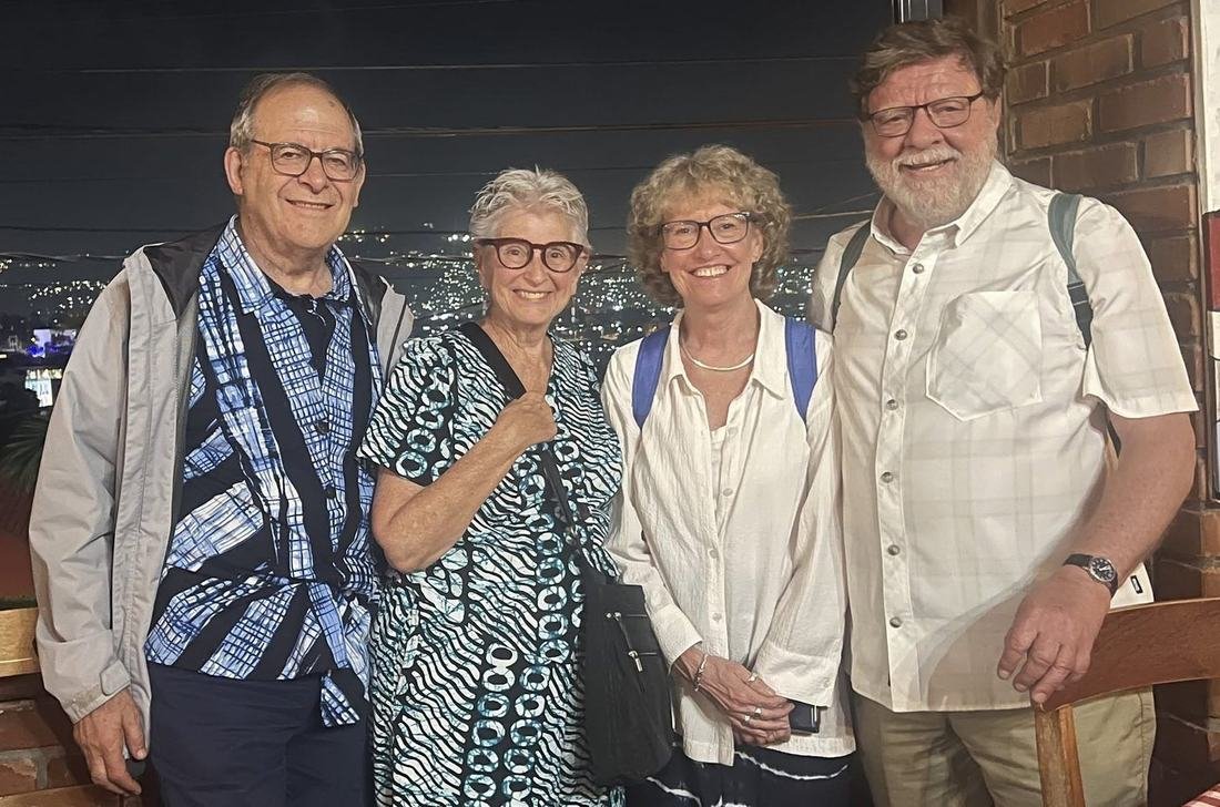 TEACH Rwanda USA advisers at an evening gathering