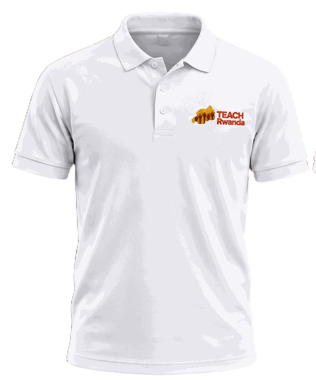 TEACH Rwanda polo shirt